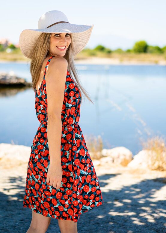 Robe LENA Imprimé Poppies