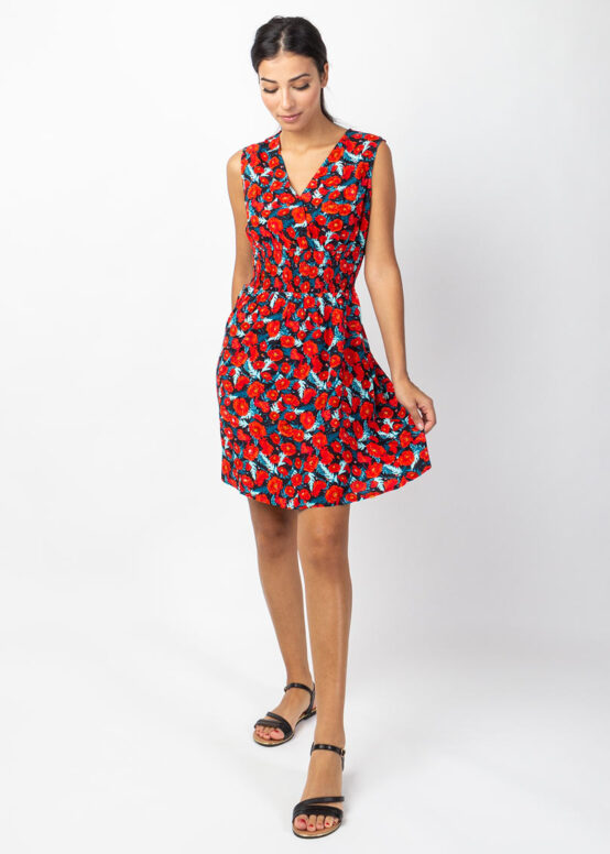 Robe Livia Imprimé Poppies