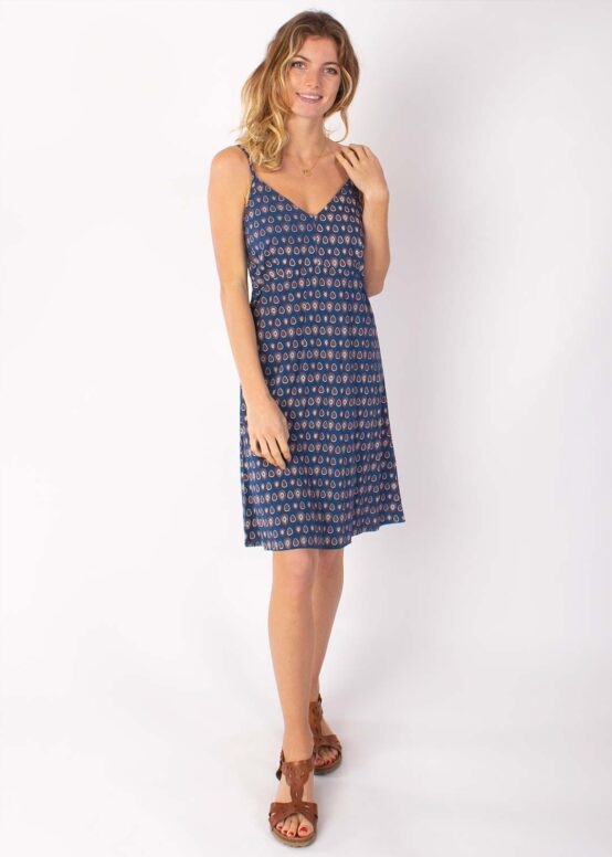 Robe BEA Imprimé 29 Marine-0