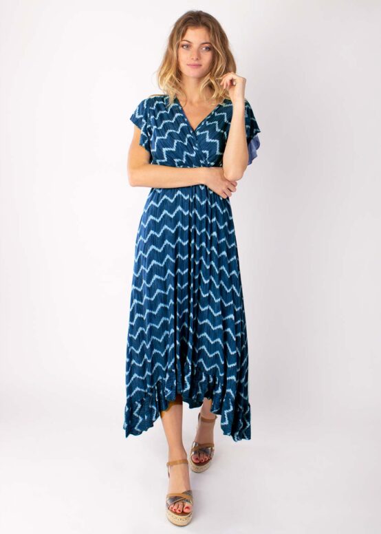 Robe Longue KENDRA Marine