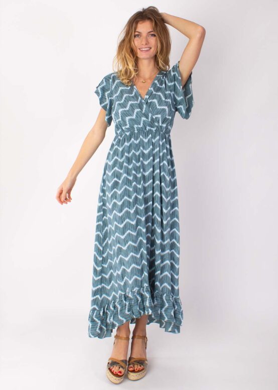 Robe Longue KENDRA Vert