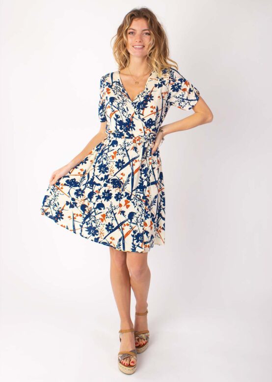 Robe LOUNA Imprimé 27 Beige