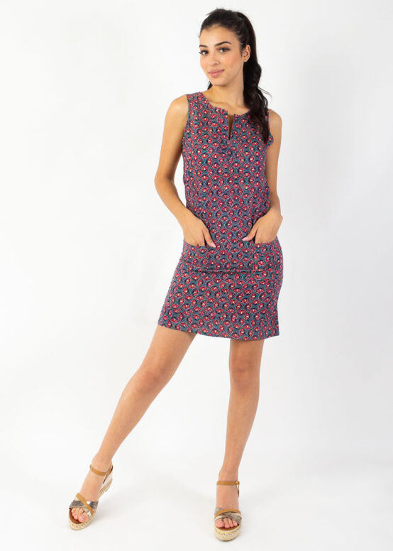 Robe MARLA Imprimé Lotus-0