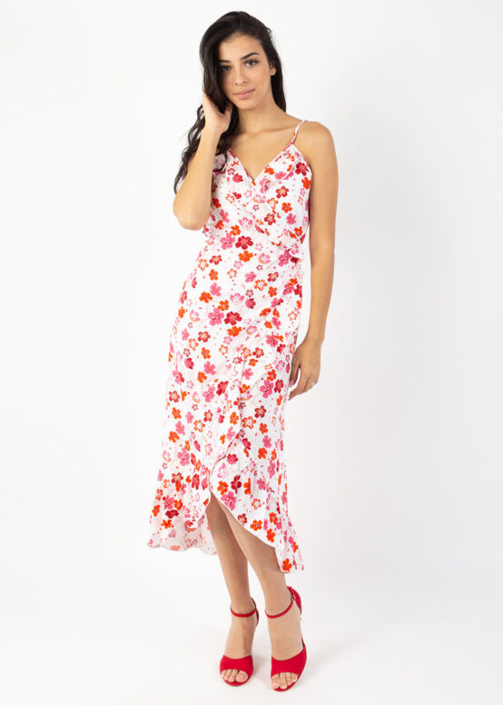 Robe Longue Sacha Cherry Blanc