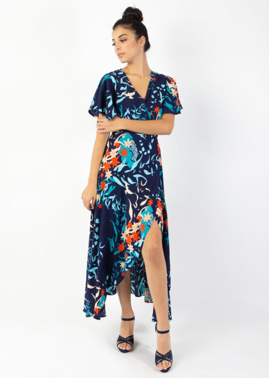 Robe Longue SAKURA Imprimé Japan