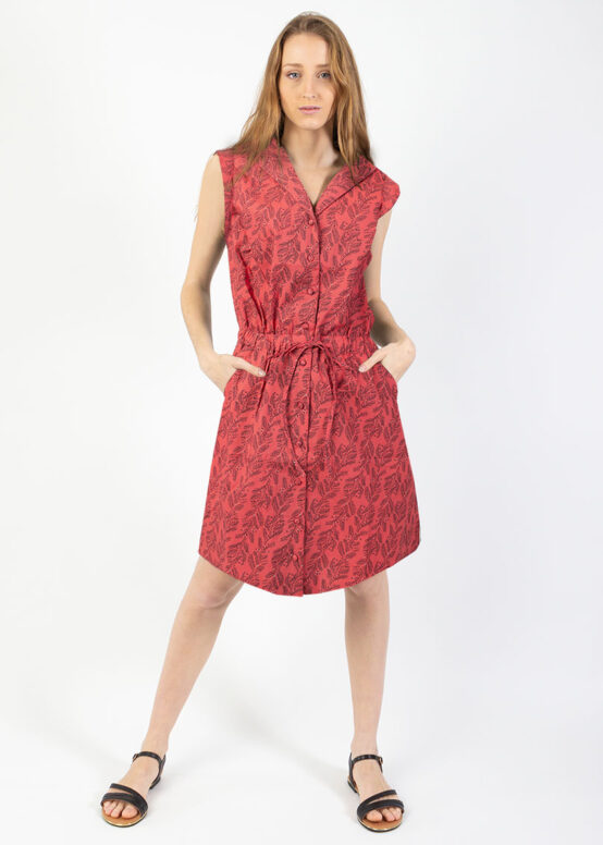 Robe Assia Imprimé 7 Rouge-0