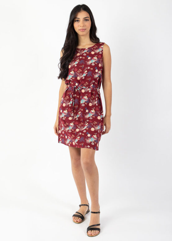 Robe Bianca Imprimé Narcisse