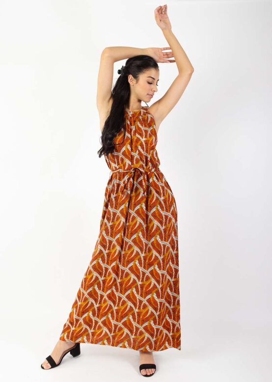 Robe Frida Savane Orange