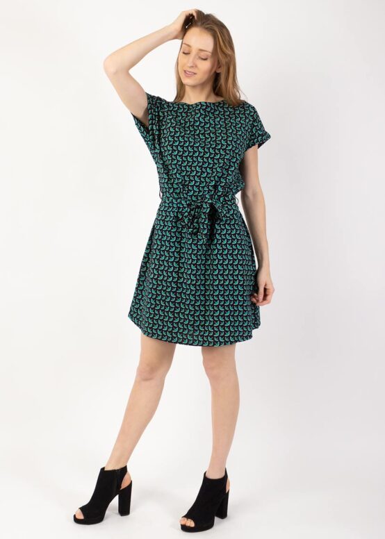 Robe Miranda Imprimé Envolée Bleu