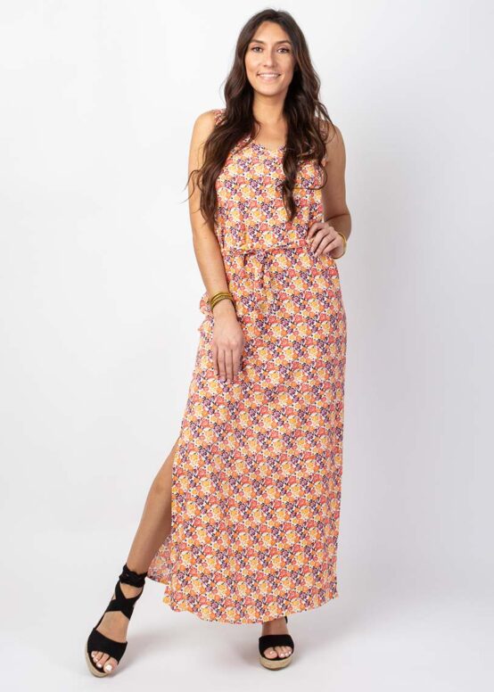 Robe Longue Savana Imprimé Camélia