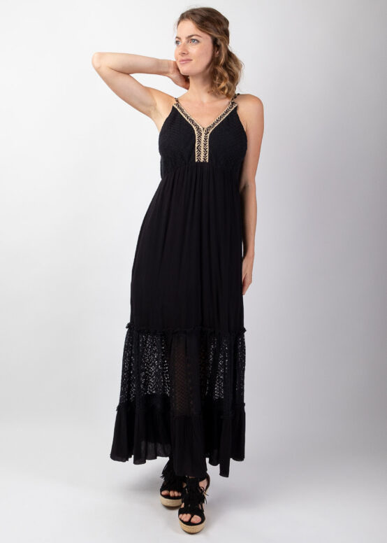 Robe Longue TIARA Noir